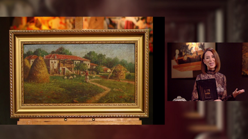 Shitje rekord në “Artkand”/ Vepra “Fshati Shkjez” e piktorit Simon Rrota u shit për 9 mijë euro