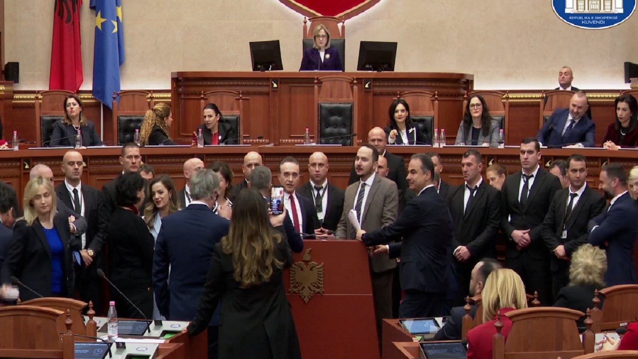 Tense session in parliament as Korreshi blows a whistle, other opposition MPs hit the tables